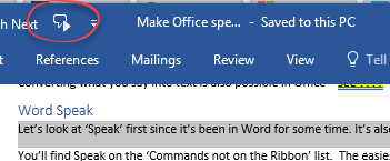 Microsoft word mac text to speech application