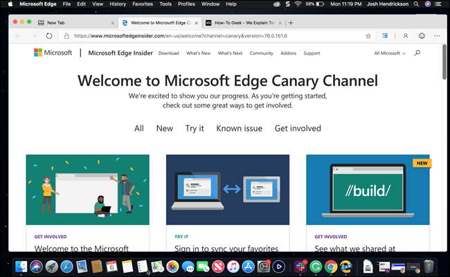 Microsoft Edge Coming To Mac
